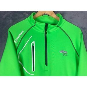 Sunice Torrey Pines Mens XXL Neon Green 1/4 Zip Golf Pullover